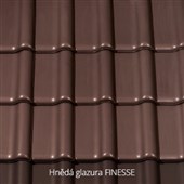 CREATON Titania Taška základní 1/1 "FINESSE" kaštanová glazura